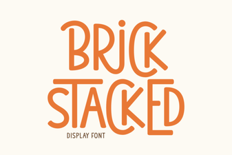Build Creative Projects with Stacked Brick Fonts