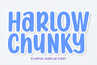 Harness Harlow Chunky Font for Bold Designs