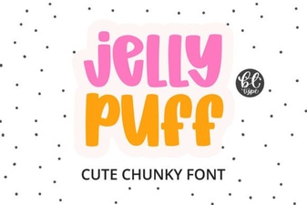 Jelly Puff Font for Fun & Playful Designs