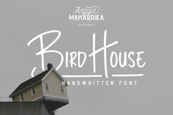 Bird House Font Design Tips and Ideas