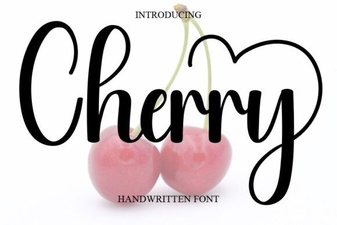 A Creative Cherry Font for Elegant Designs