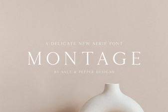 Montage Font: Design Projects & Creative Ideas